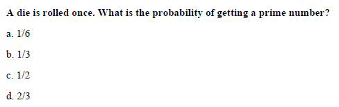 Question 1