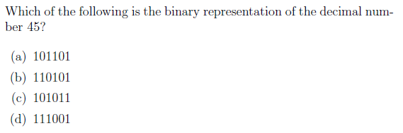 Question 1