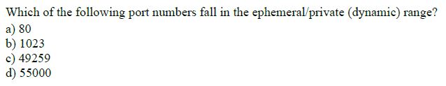 Question 1